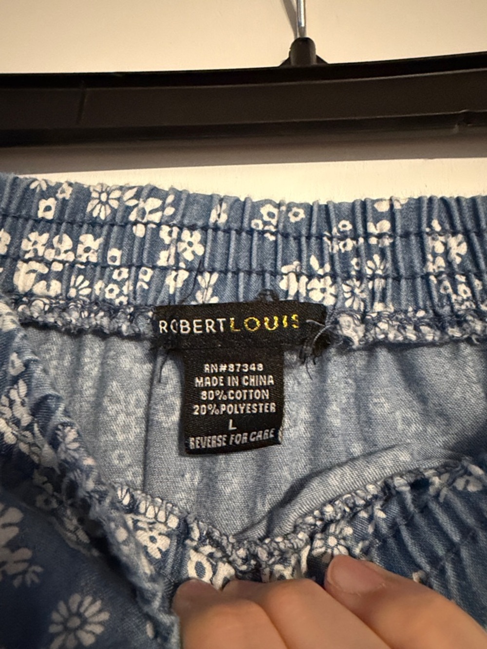 Robert Louis Blue Floral Tiered Maxi Skirt - Picture 2 of 3